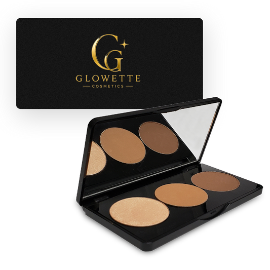 Glowette Blush Palette Trio in Contour Medium