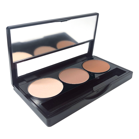 Glowette Eyeshadow Trio Palette in Timeless Tones