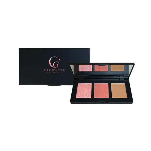 Glowette Pro Cheek Palette in Blushy