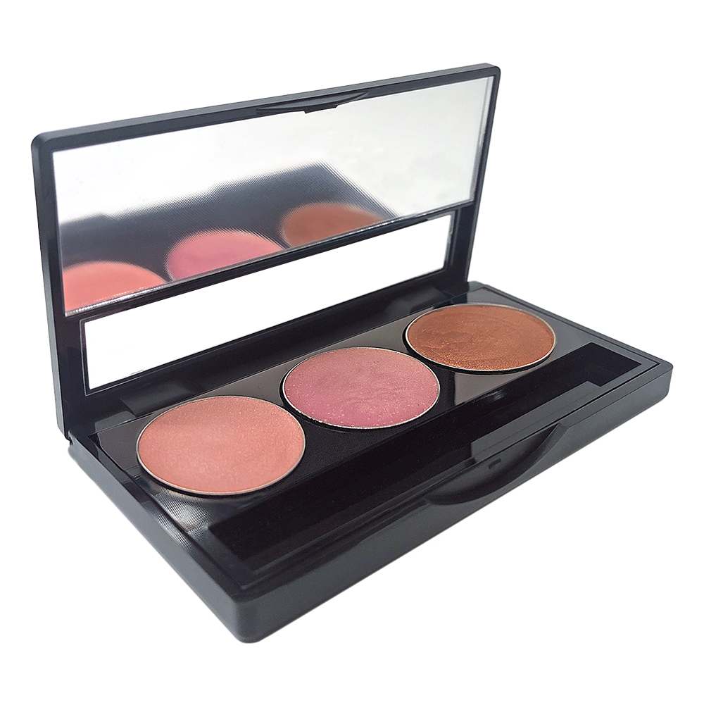 Glowette Eyeshadow Trio Palette - Boundless Beauty cream