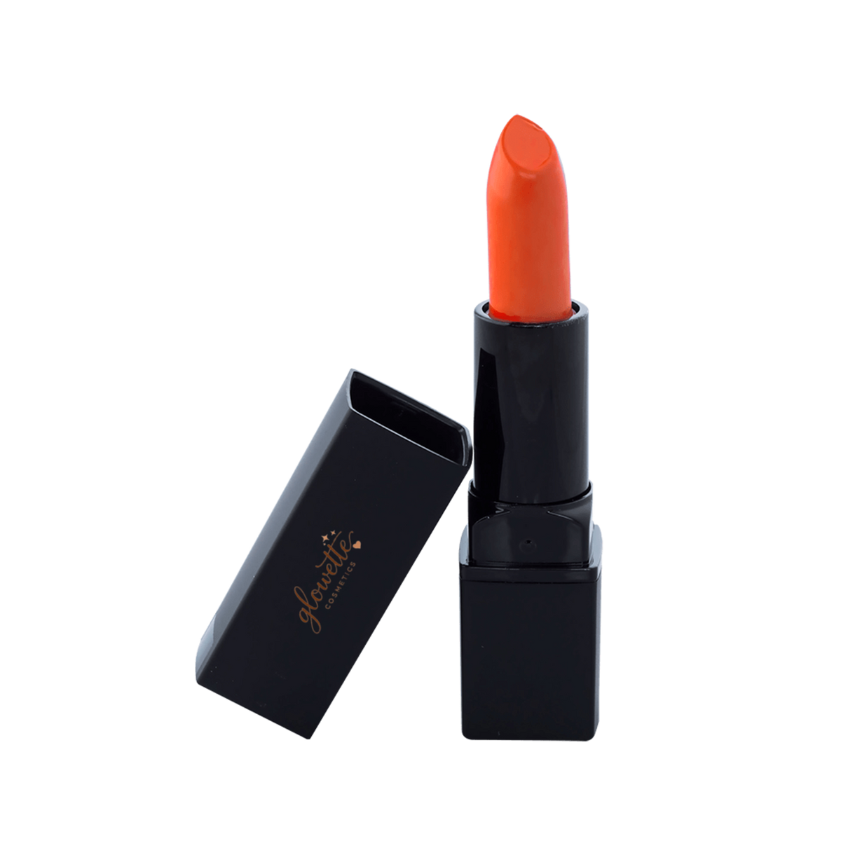 Glowette Satin Lipstick in Deep Orange