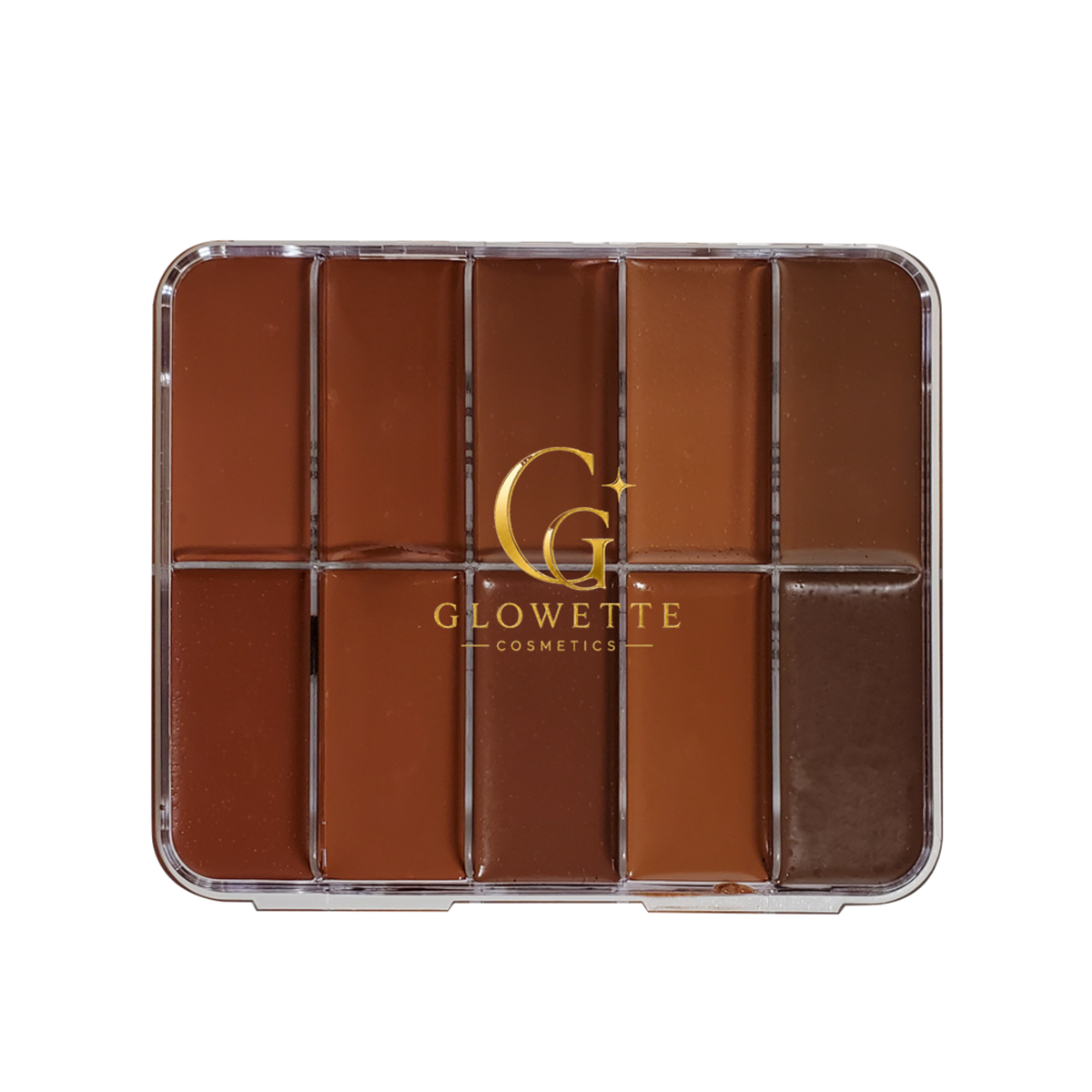 Glowette HD Cream Foundation Palette - Dark Mini