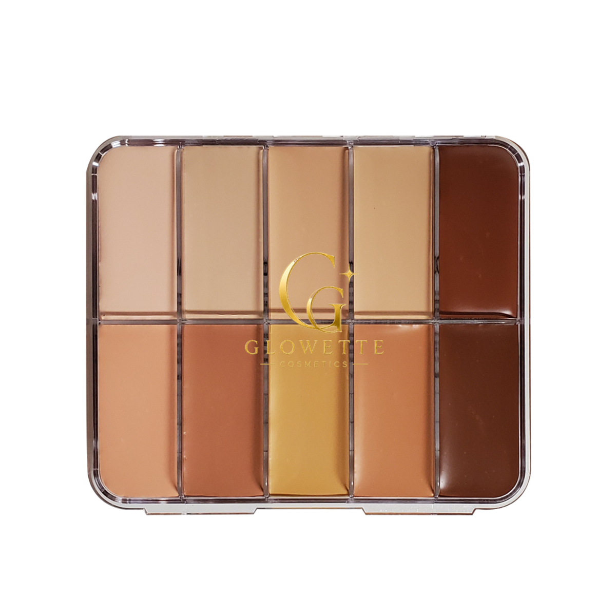 Glowette HD Cream Foundation Palette - Mixed Mini
