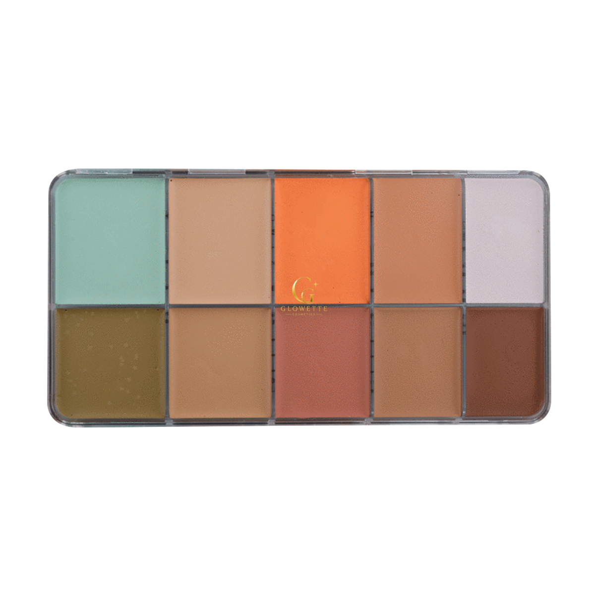 Glowette HD Cream Foundation Palette - Corrector Plus, large